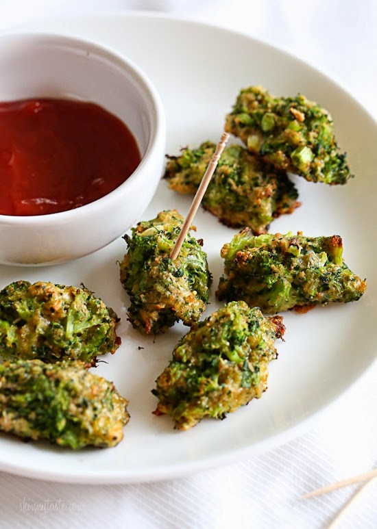 Broccoli and cheese tots