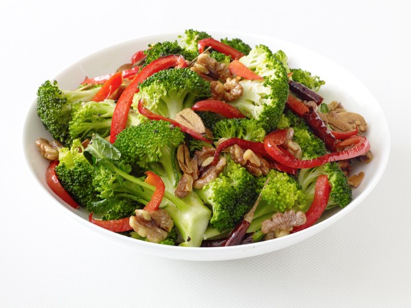 Broccoli and peppers