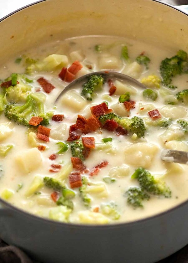 Broccoli and potato soup