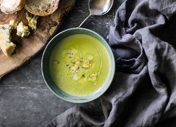 Broccoli and Stilton soup