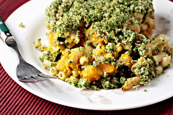 Broccoli-basil mac and cheese