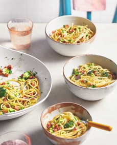 Broccoli carbonara