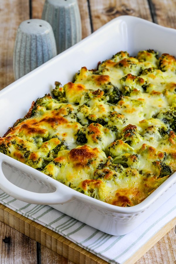 Broccoli cauliflower rice casserole 