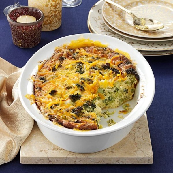 Broccoli cheddar casserole