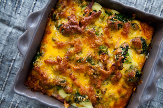 Broccoli cheddar casserole