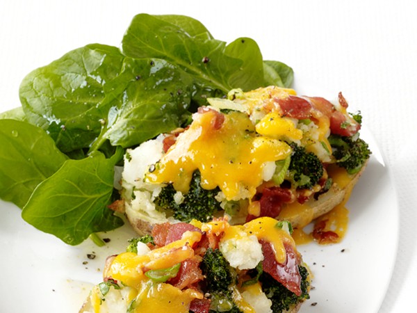Broccoli-cheddar potatoes