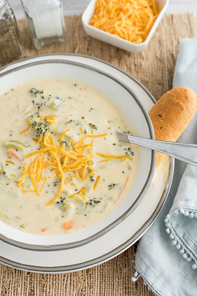 Broccoli cheese soup