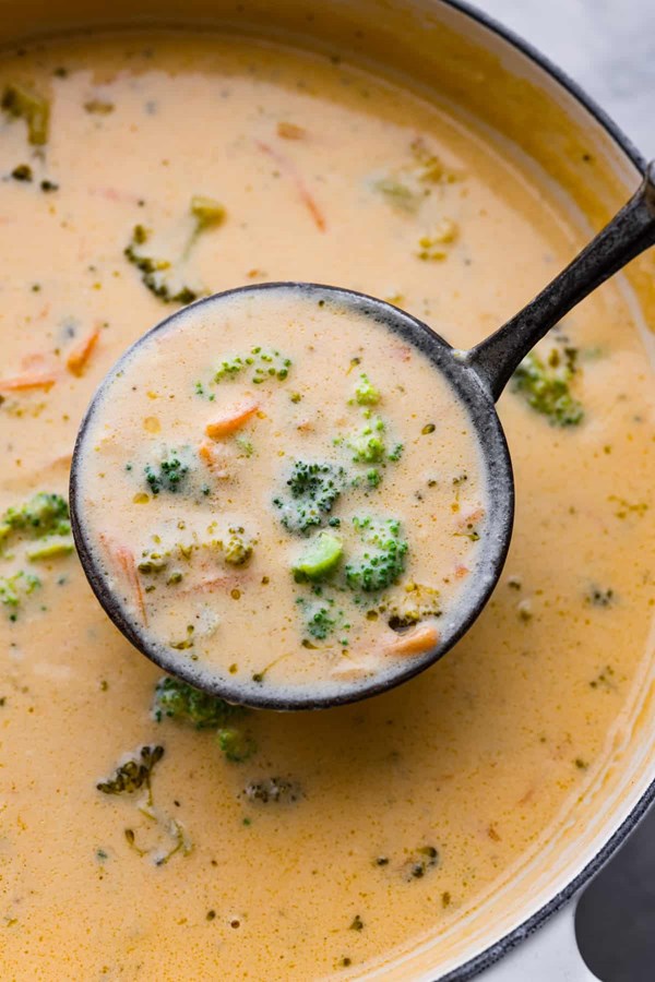 Broccoli cheese soup