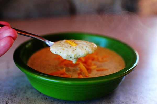 Broccoli-cheese soup