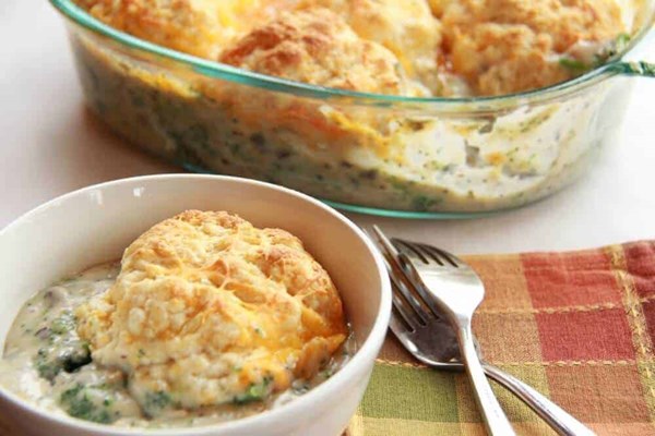 Broccoli cobbler