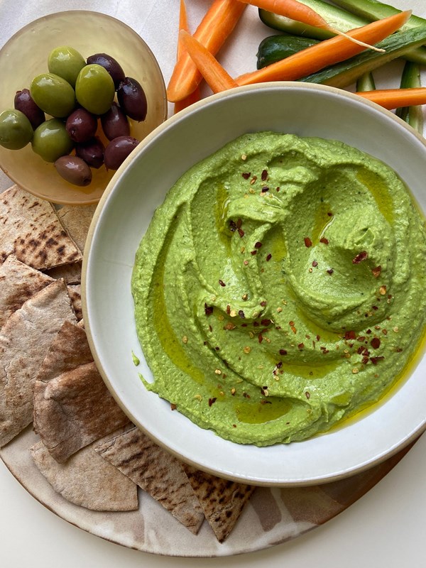 Broccoli-feta dip