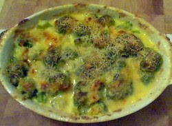 Broccoli gratin