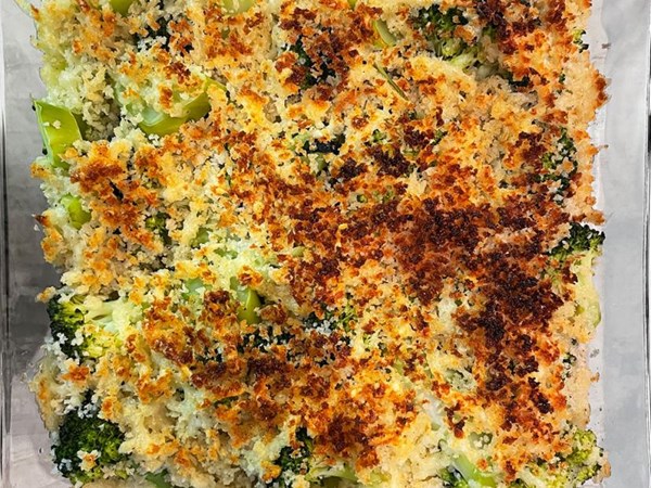 Broccoli gratin