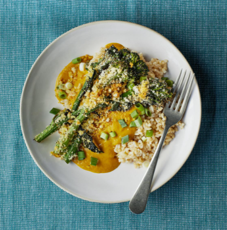 Broccoli katsu curry