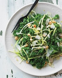Broccoli matchsticks and kale salad