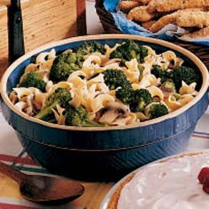 Broccoli noodle side dish