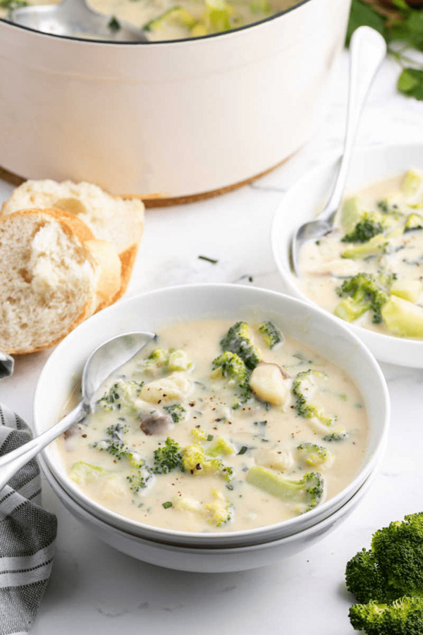 Broccoli potato soup