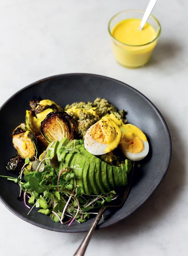 Broccoli quinoa bowl