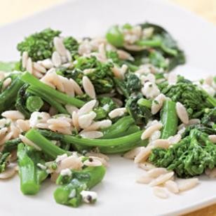 Broccoli rabe & orzo salad