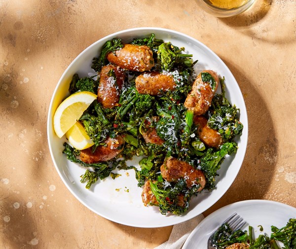 Broccoli rabe and sausage