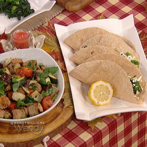Broccoli rabe tacos