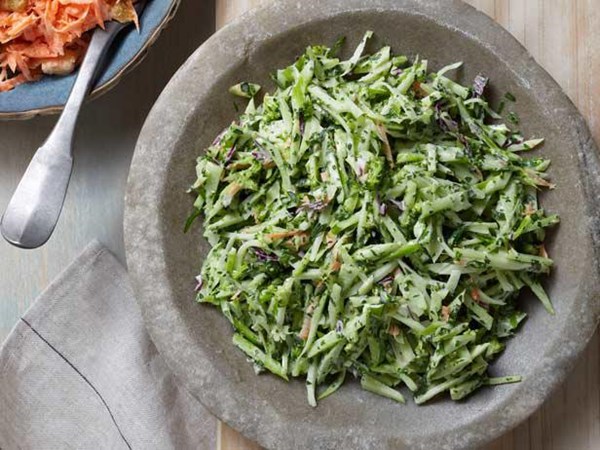 Broccoli-ranch slaw