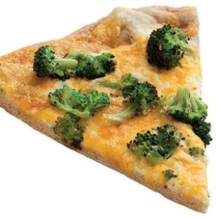 Broccoli-ricotta pizza