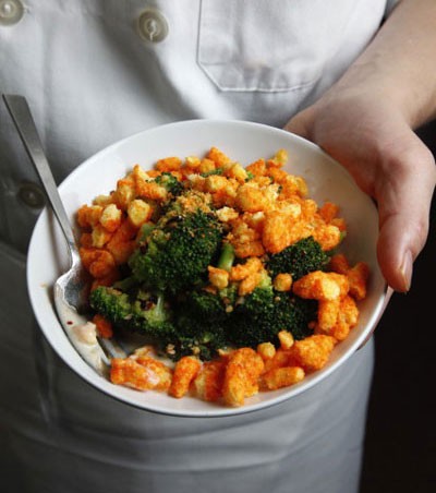 Broccoli with Cheetos