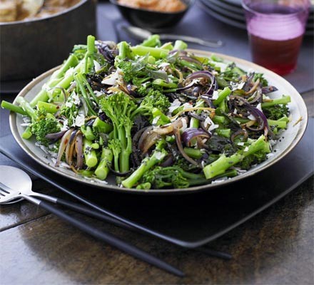 Broccoli with coconut