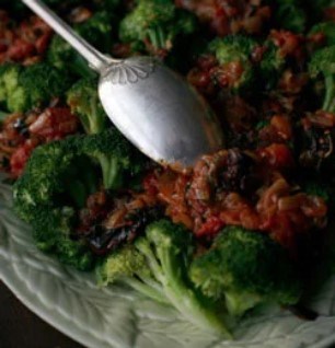 Broccoli with Sicilian sauce