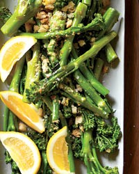 Broccolini with crispy lemon crumbs