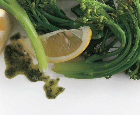 Broccolini with Italian herb oil