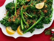 Broccolini with lemon breadcrumbs 