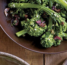 Broccolini with olives and capers
