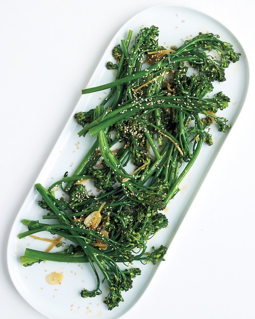 Broccolini with sesame and ginger