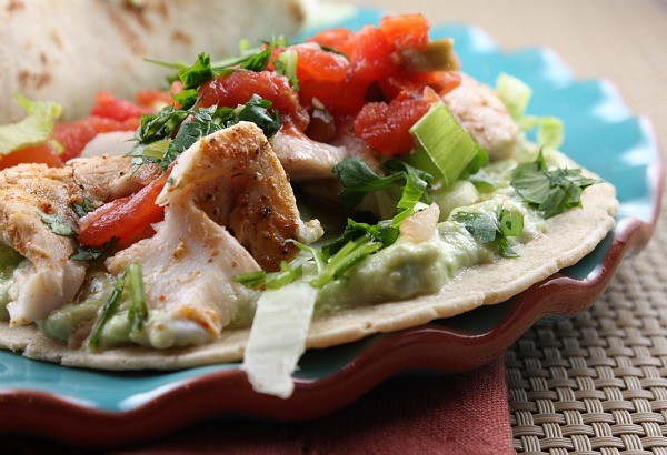 Broiled fish tacos