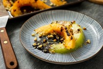 Broiled melon with balsamic