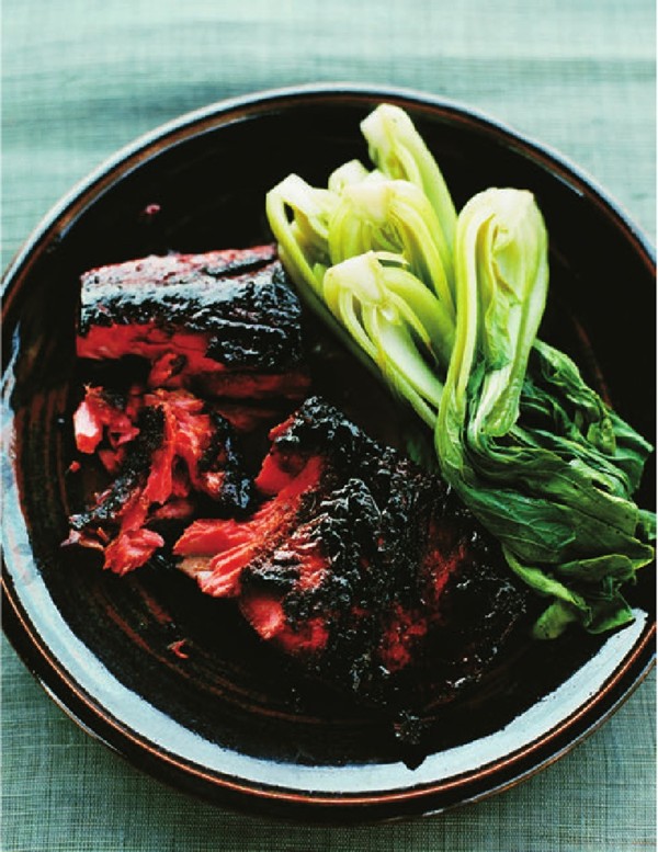 Broiled or grilled salmon teriyaki