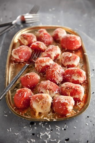 Broiled Parmesan tomatoes