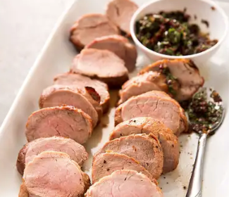 Broiled pork tenderloin