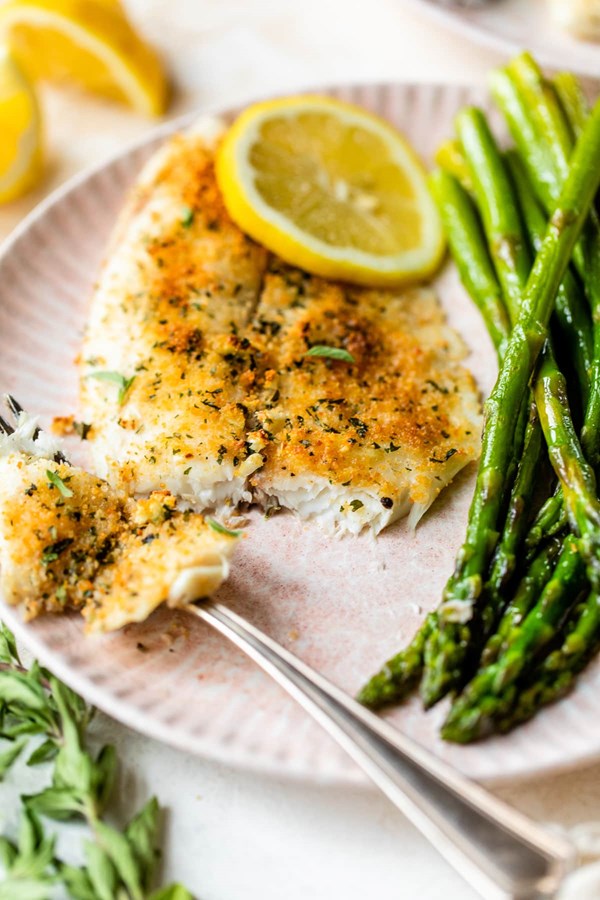 Broiled tilapia oreganata