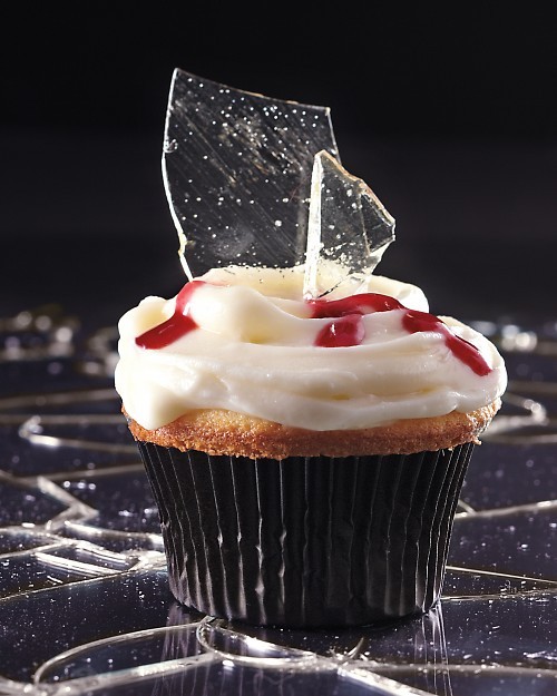 "Broken glass" cupcakes