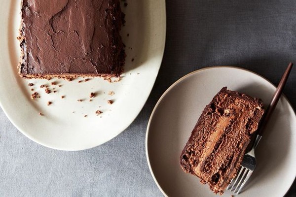 Brooklyn blackout semifreddo cake