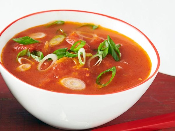 Brothy tomato soup