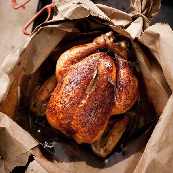Brown bag chicken