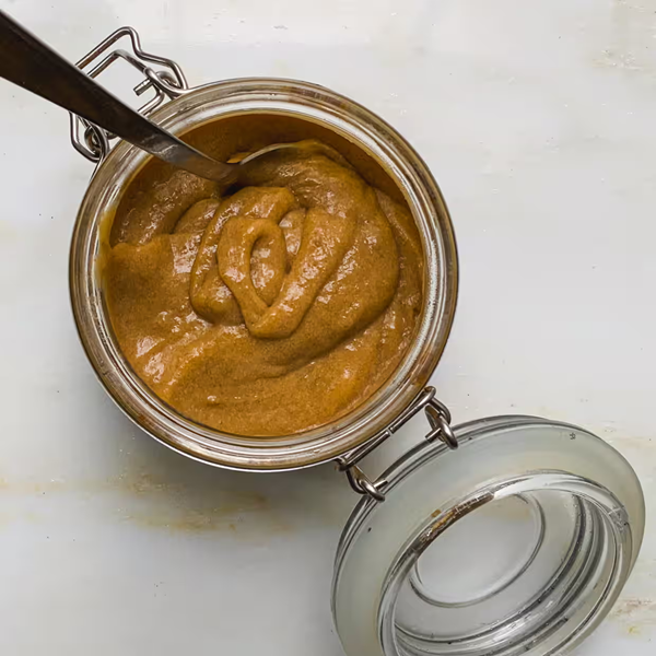 Brown banana curd