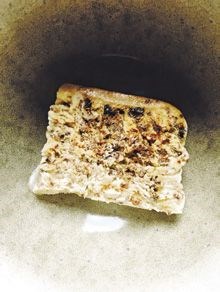 Brown bread parfait