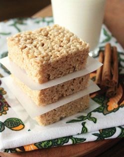 Brown butter and spice rice crispy treats