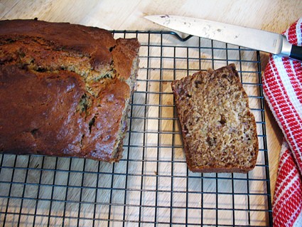 Brown butter banana bread
