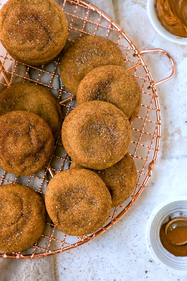 Brown butter Biscoff snickerdoodles